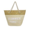Buysmartdepot Buysmartdepot G1746 Womens Summer Beach Canvas Tote Bag with Rope Handles G1746